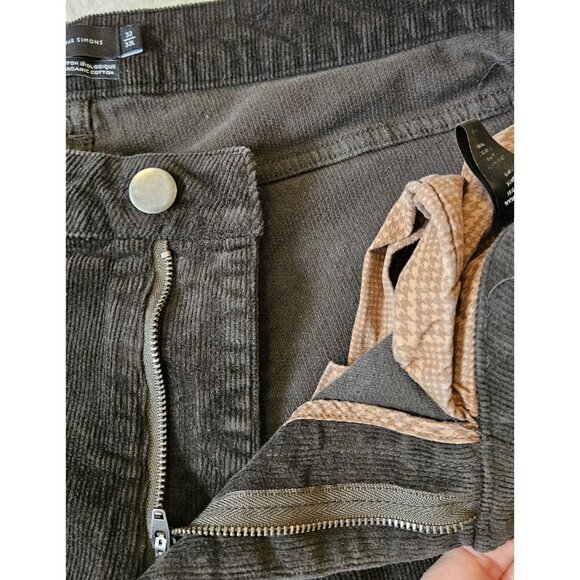 Le 31 Par Simons cordoroy Black Mens Cotton 32×32 - Picture 3 of 12